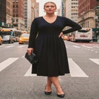 Ponte Fit And Flare Midi Dress image number 2