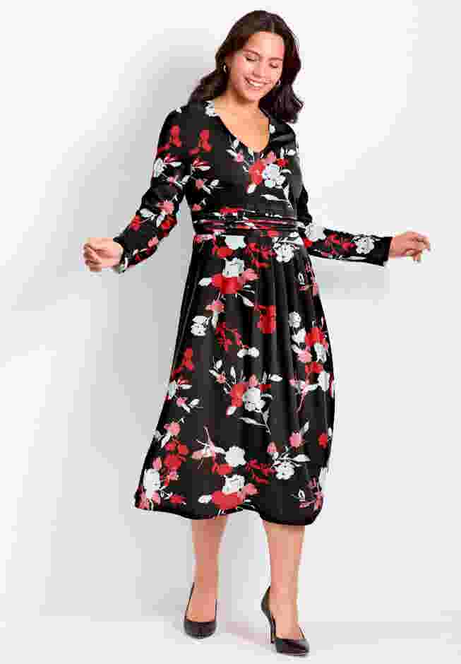 Fit And Flare Midi Dress image number 0