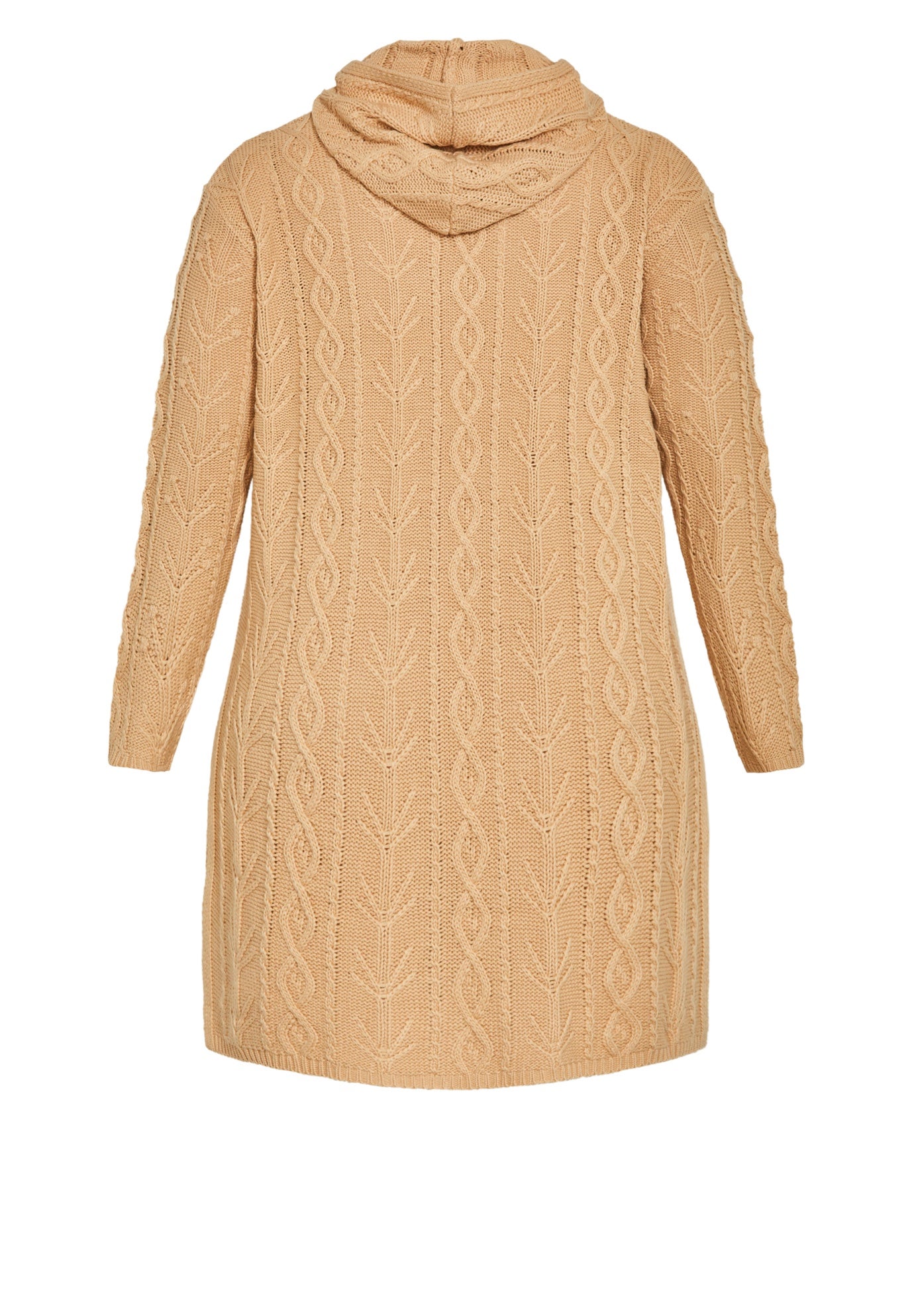 Camilla Cable Knit Hooded Cardigan image number 4