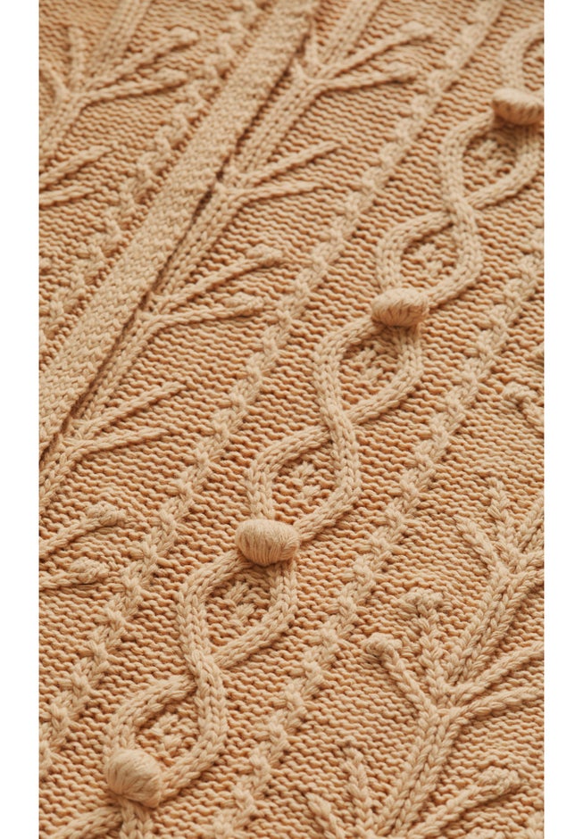 Camilla Cable Knit Hooded Cardigan image number 5