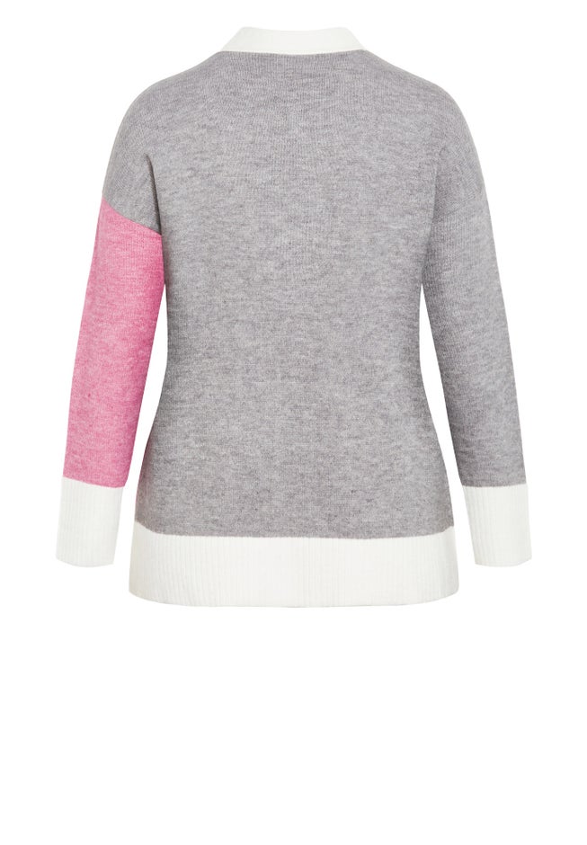 Zola Colour Block Cardigan image number null