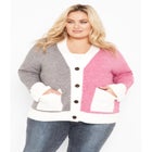 Zola Colour Block Cardigan image number null