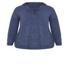 Rory Laceup Sweater image number null