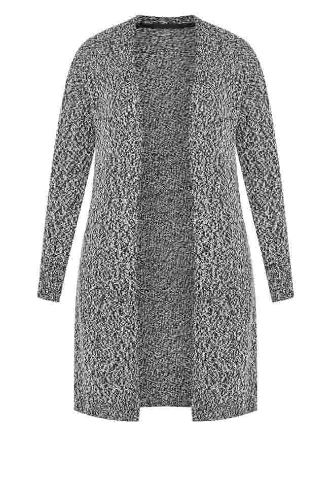 Charmed Collarless Longline Cardigan image number 3
