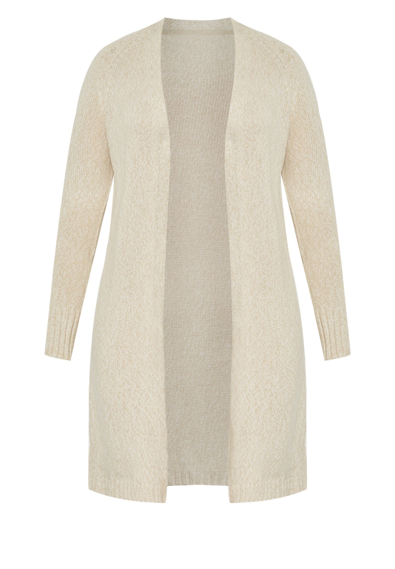 Charmed Collarless Longline Cardigan image number 3