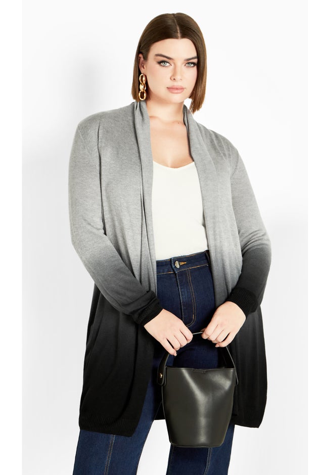 Mina Dip Dye Cardigan image number null