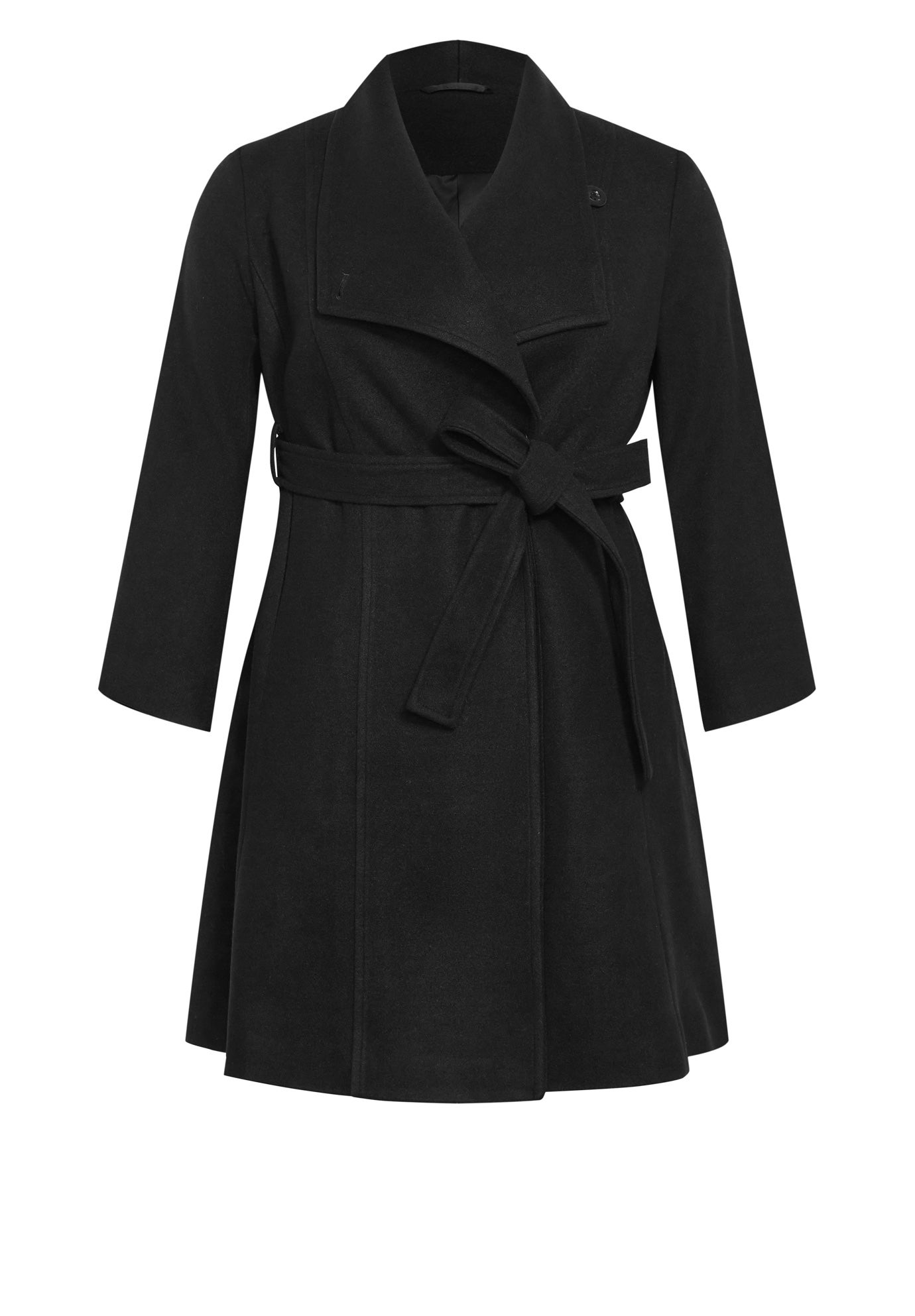 Isla Wrap Waist Tie Coat image number 3