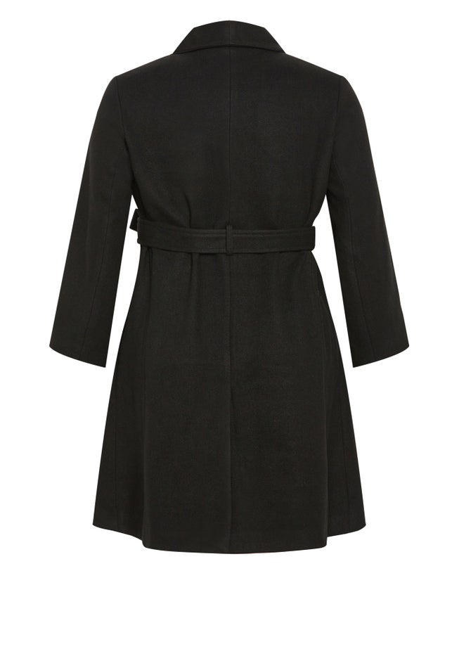 Isla Wrap Waist Tie Coat image number 4