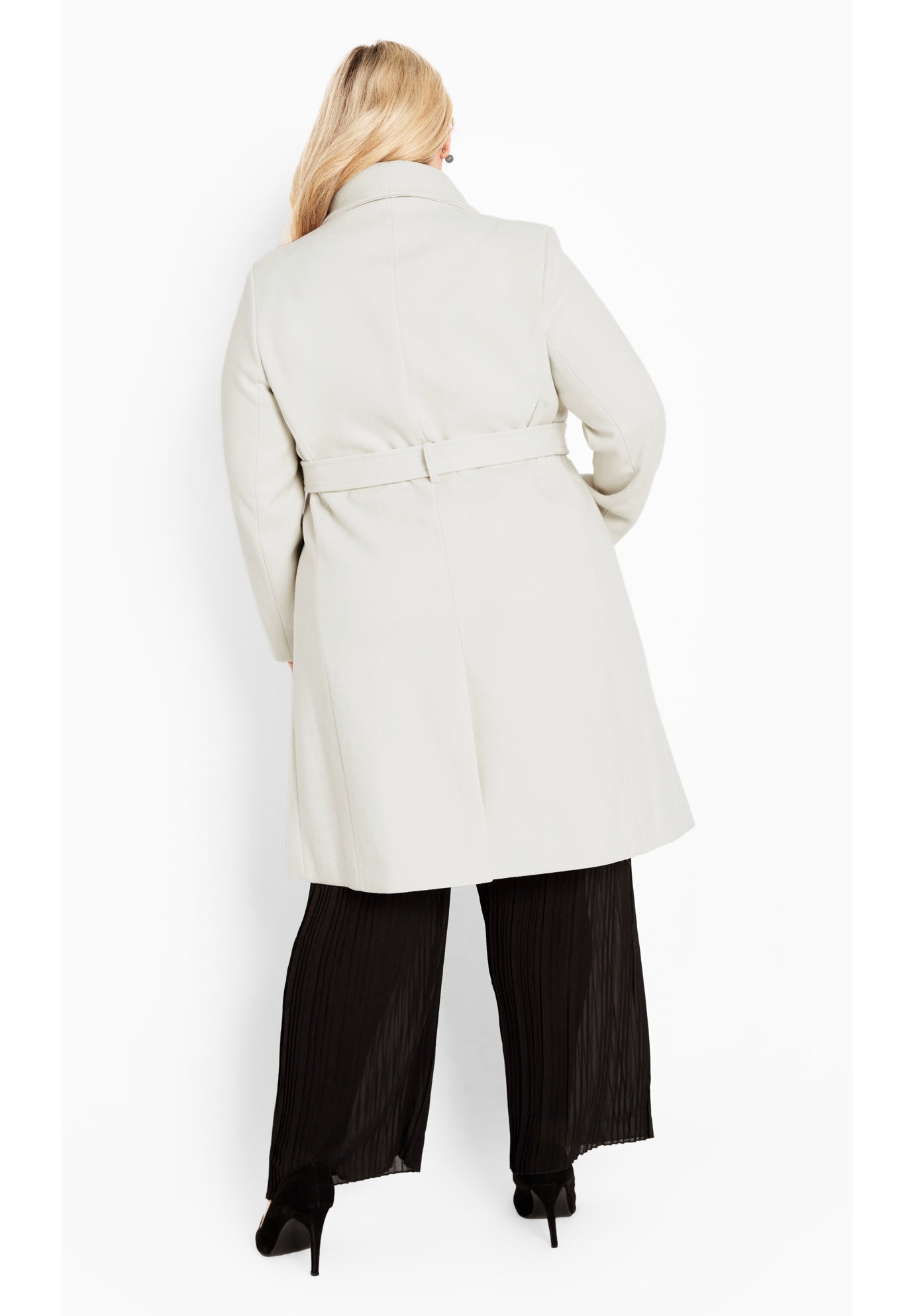 Isla Wrap Waist Tie Coat image number 2