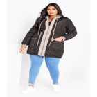 Clio Quilt Padded Hooded Neck Coat image number null