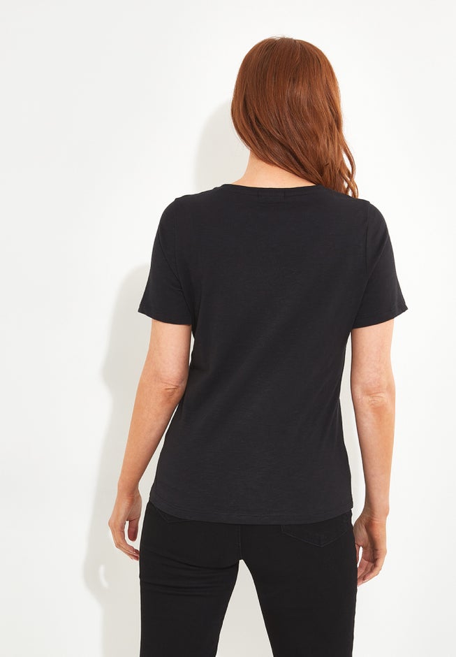 Stretch Cotton Graphic Tee image number 2