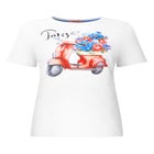 Stretch Cotton Graphic Tee image number 1