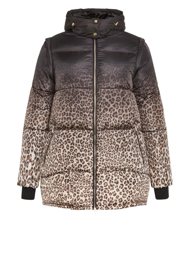 Indi Print Puffer Jacket image number null