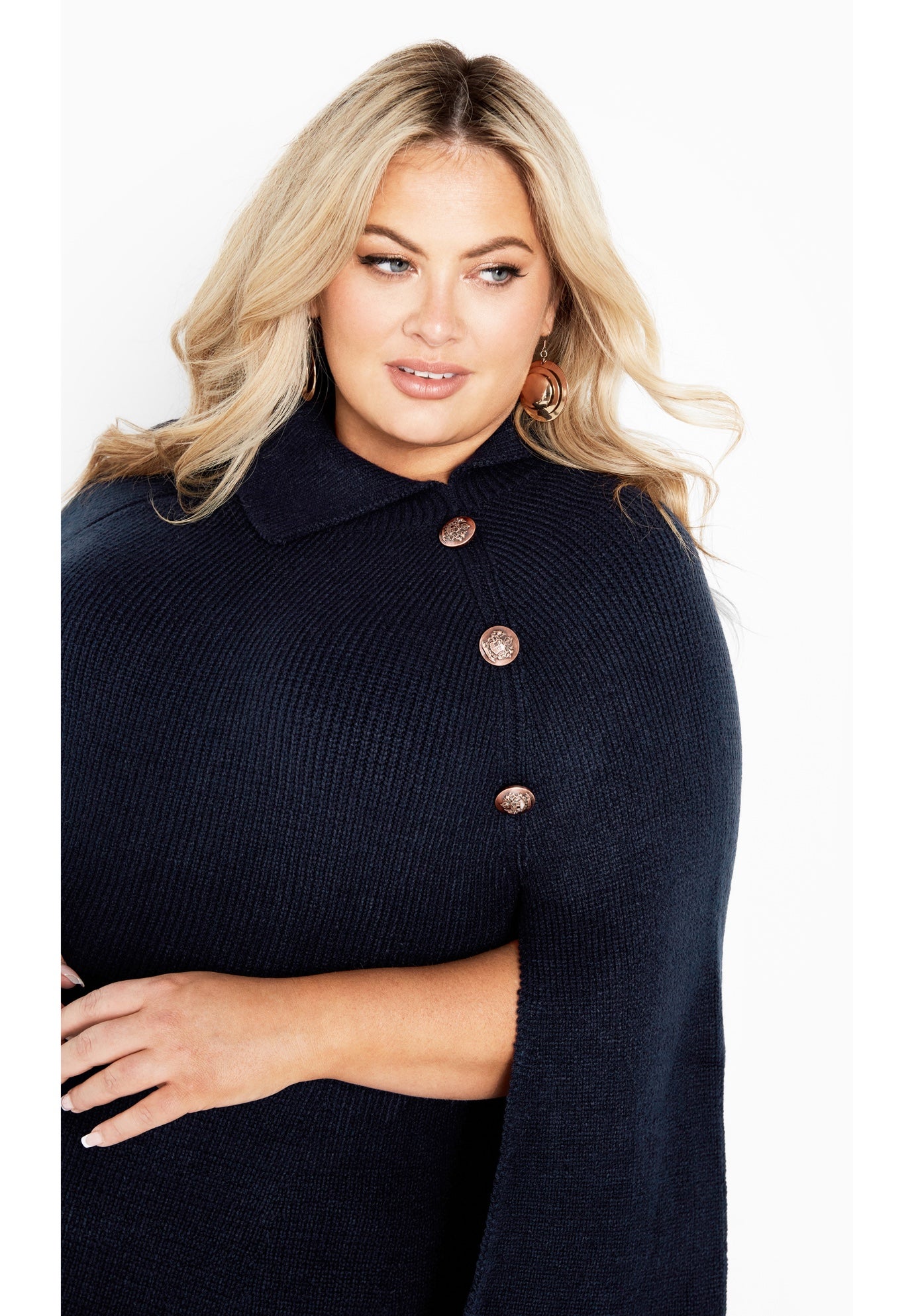 Dani Button Cape image number 3