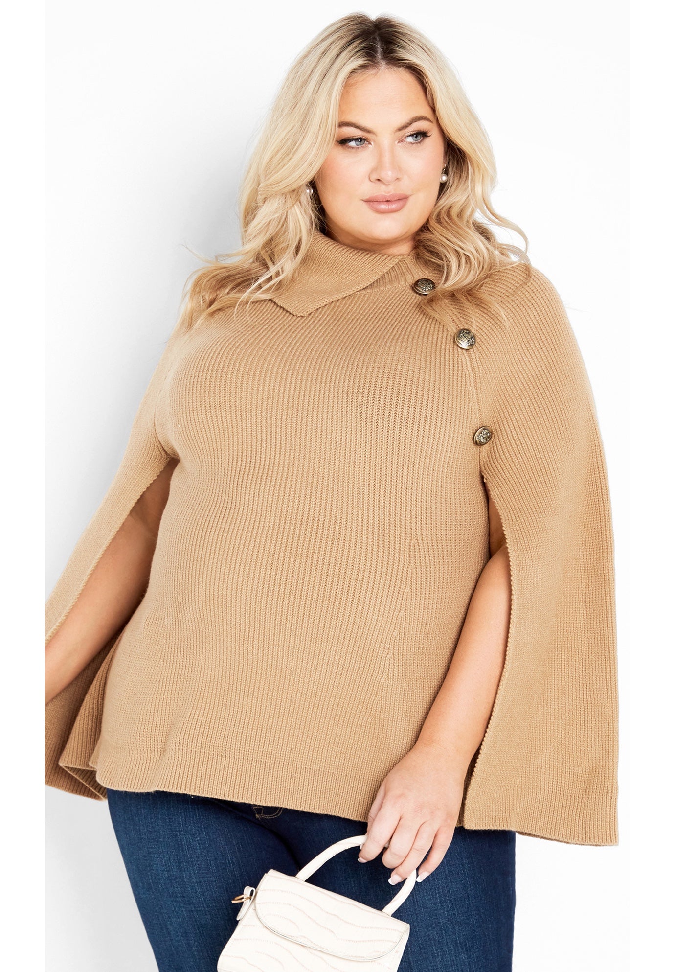 Dani Button Cape image number 0