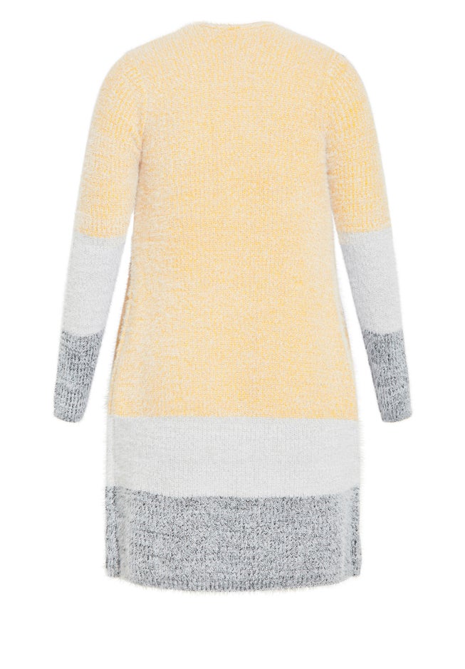 Elise Color Block Knitted Cardigan image number 4