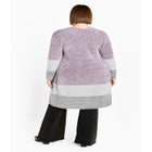 Elise Color Block Knitted Cardigan image number null