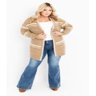 Skye Stripe Cardigan image number null