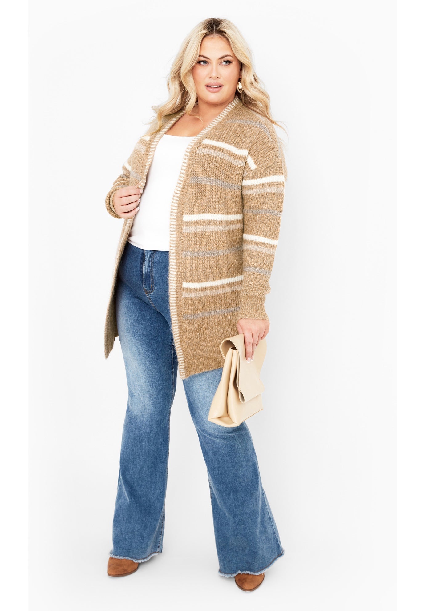 Skye Stripe Cardigan image number 0