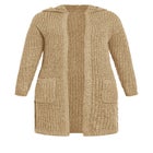 Chelsea Soft Knit Hood Coatigan image number null