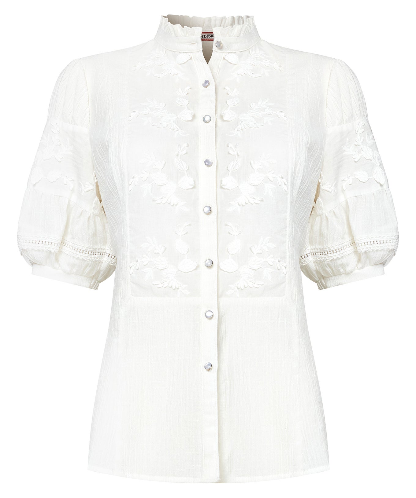 Lace Embroidered Blouse image number 3
