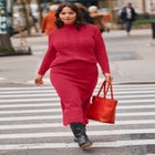 Mock Neck Cable Sweater image number null