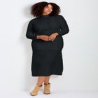 Mock Neck Cable Sweater image number null