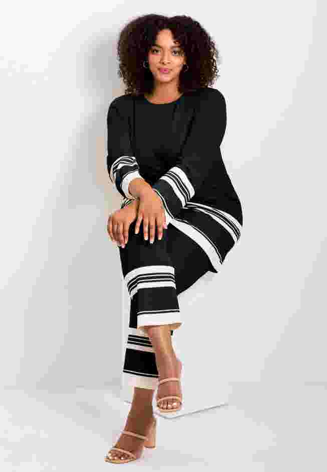 Border Stripe Straight Leg Pant image number 1