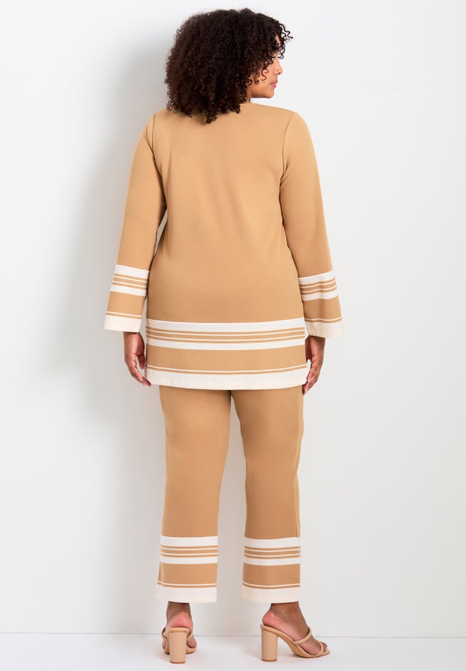 Border Stripe Straight Leg Pant image number 3