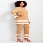 Border Stripe Straight Leg Pant image number null