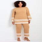 Border Stripe Straight Leg Pant image number null