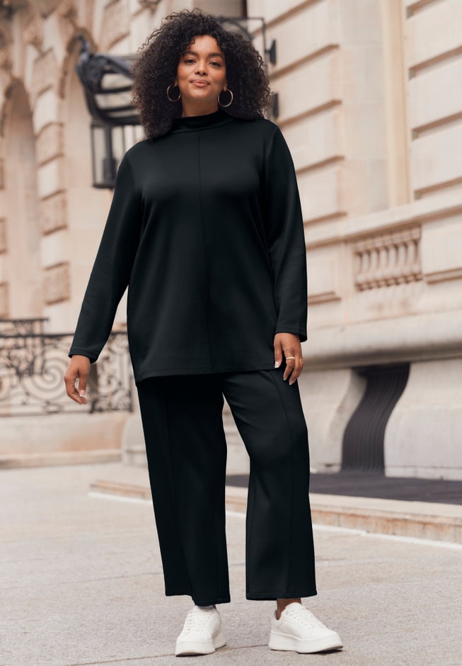 Seamed Mock Neck Tunic image number 1