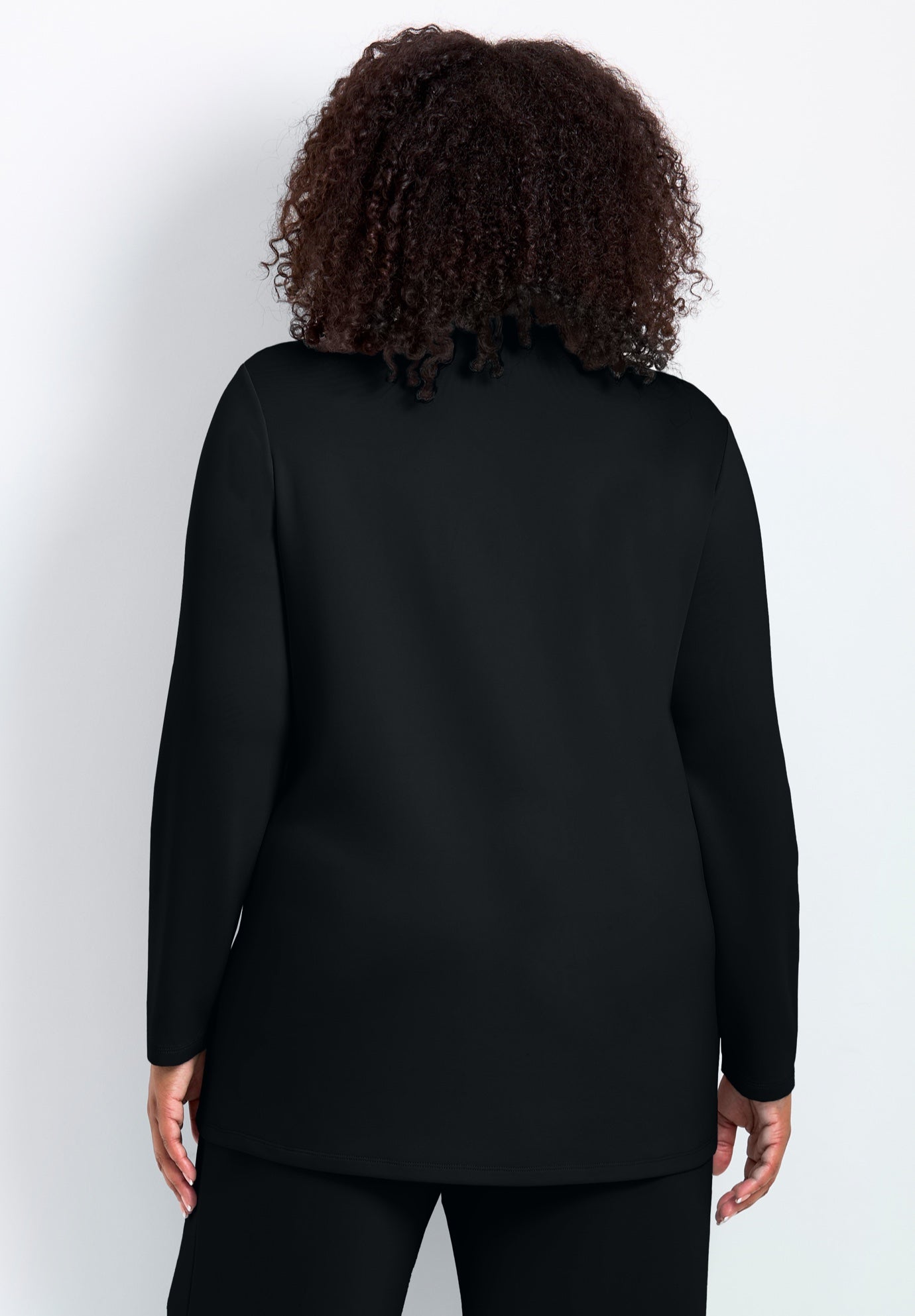 Seamed Mock Neck Tunic image number 2