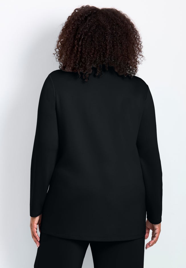 Seamed Mock Neck Tunic image number 2