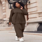 Seamed Mock Neck Tunic image number null