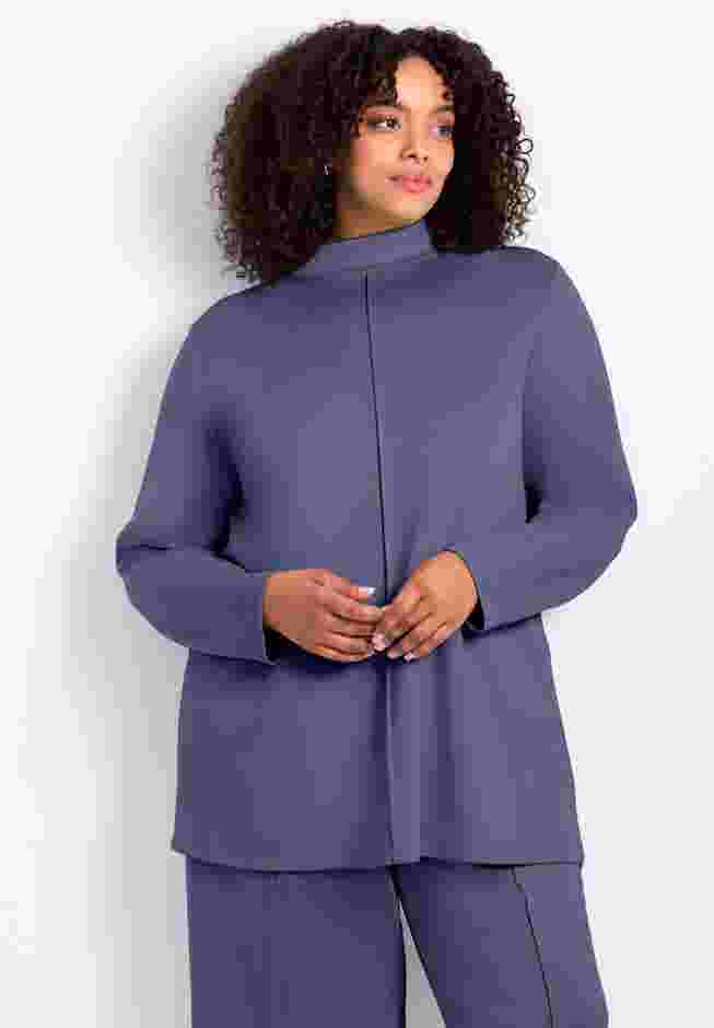 Seamed Mock Neck Tunic image number 0
