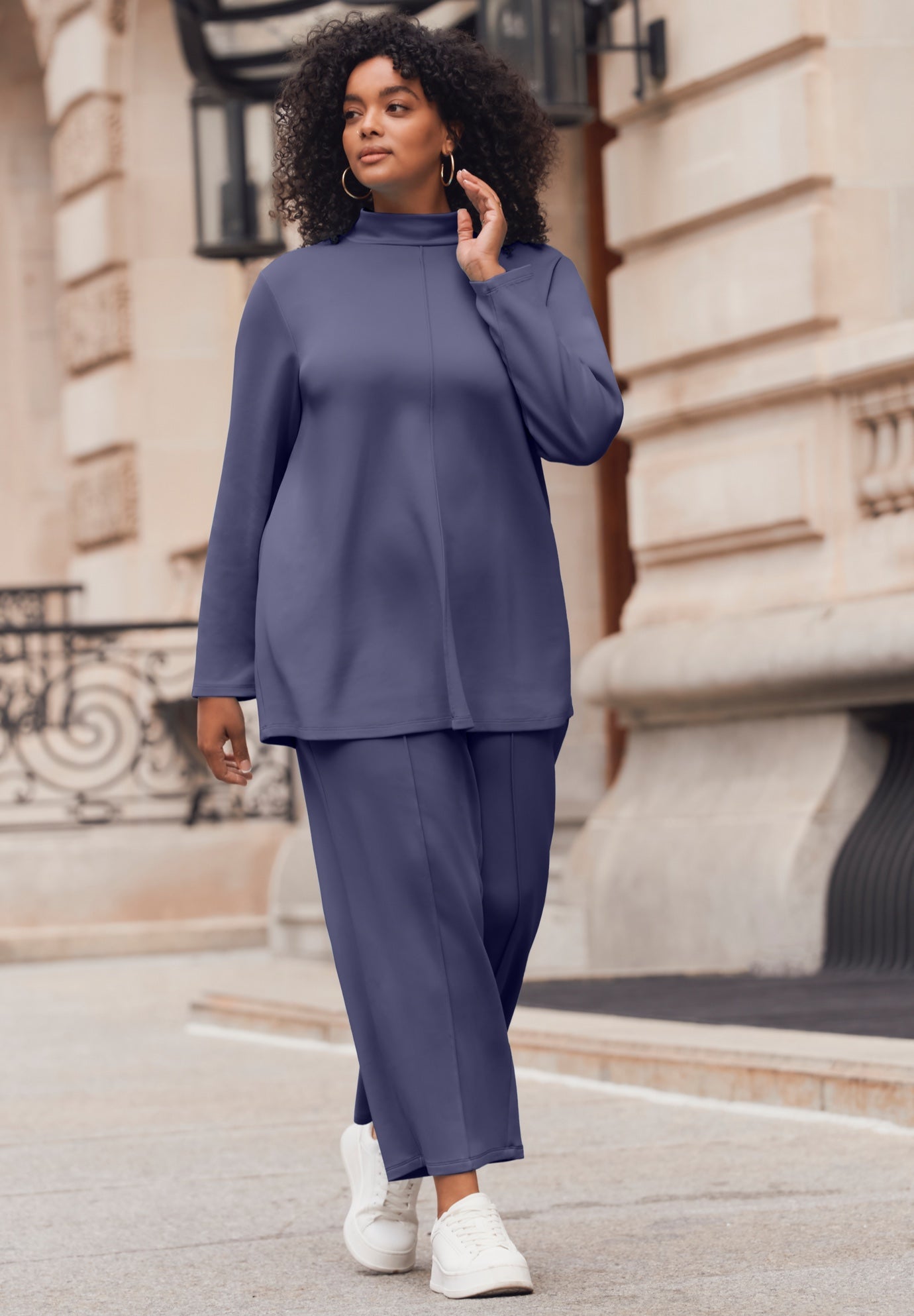 Seamed Wide Leg Pant image number 1