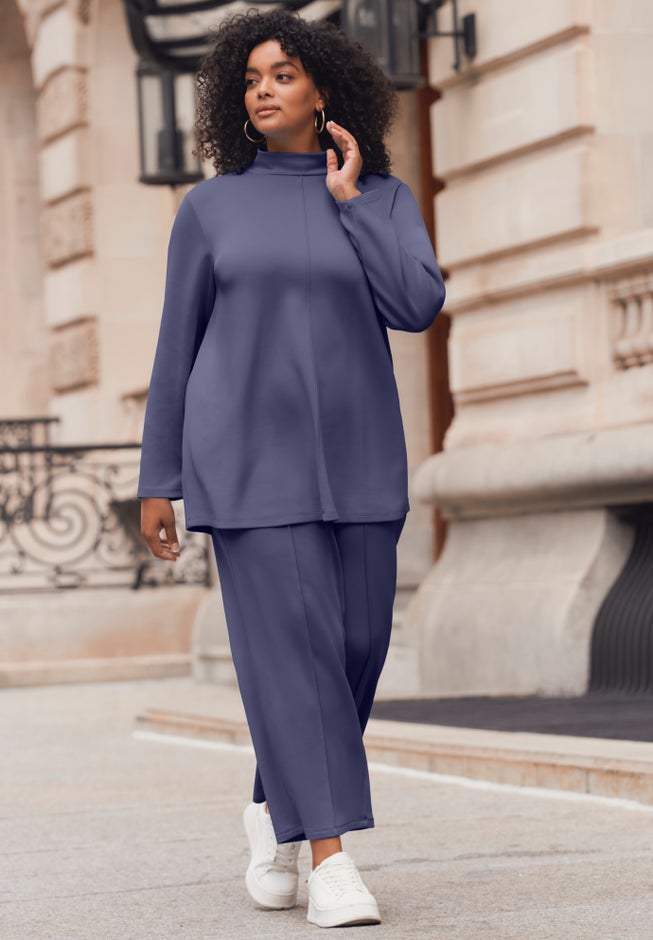 Seamed Wide Leg Pant image number 1