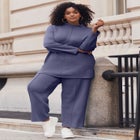 Seamed Wide Leg Pant image number null