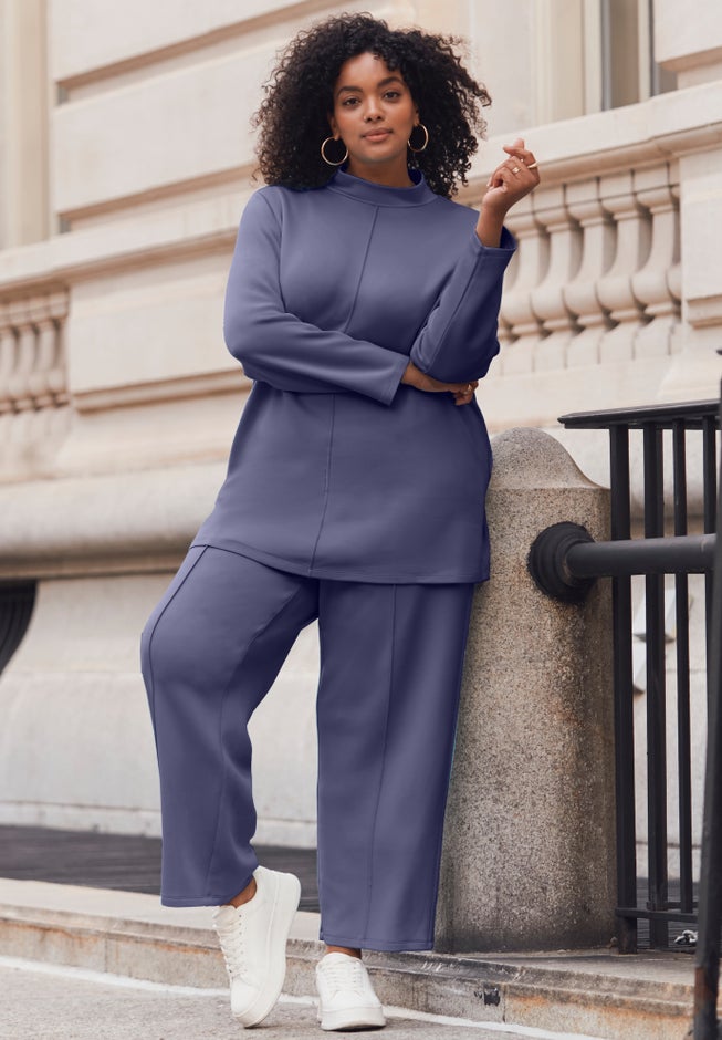 Seamed Wide Leg Pant image number 2