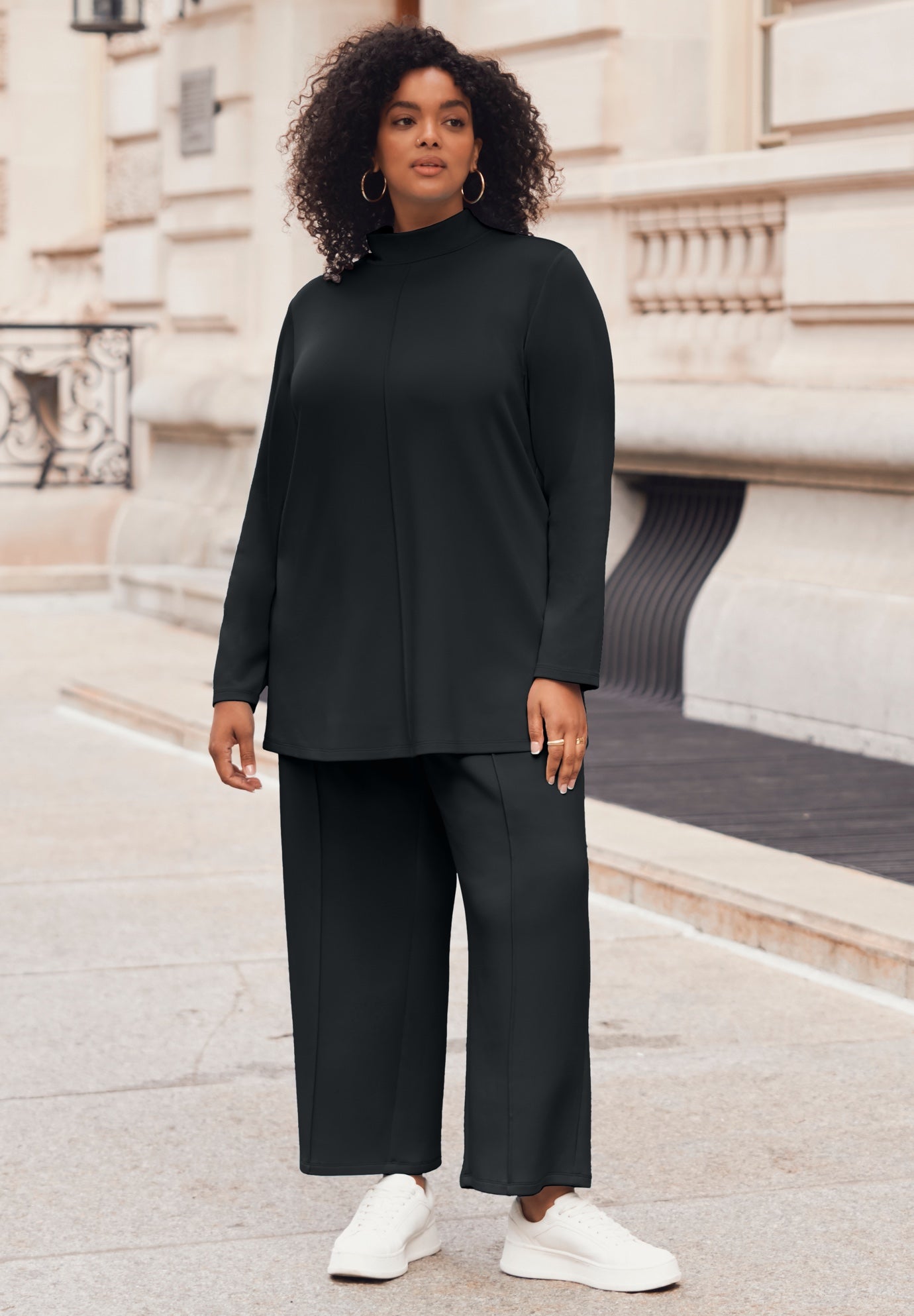 Seamed Wide Leg Pant image number 1