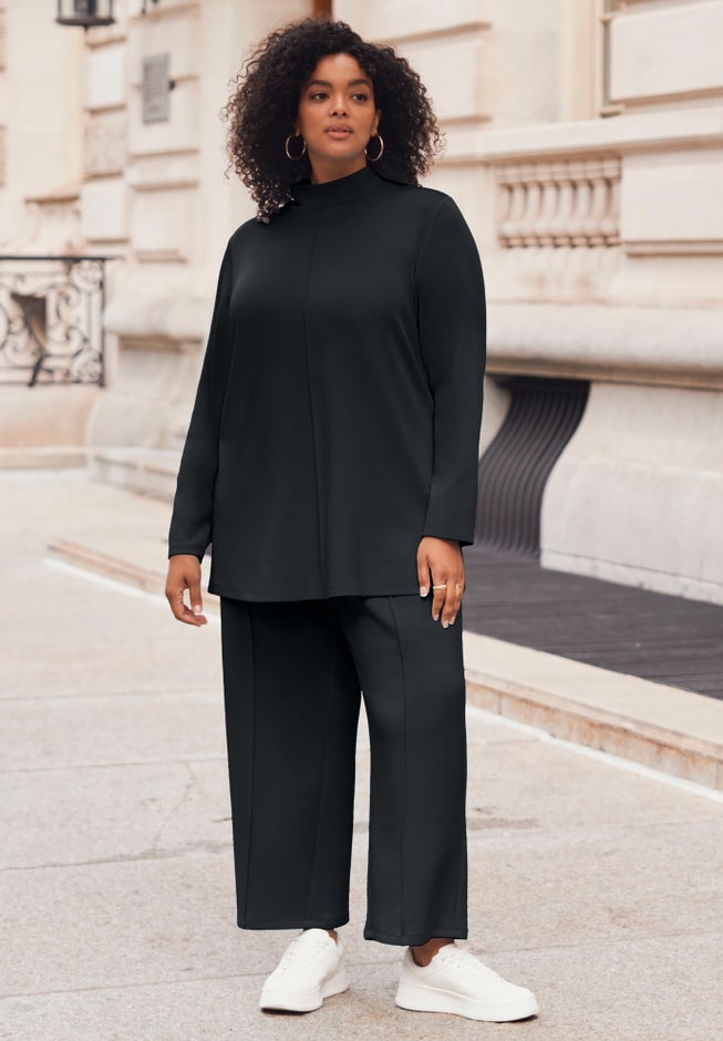 Seamed Wide Leg Pant image number 1