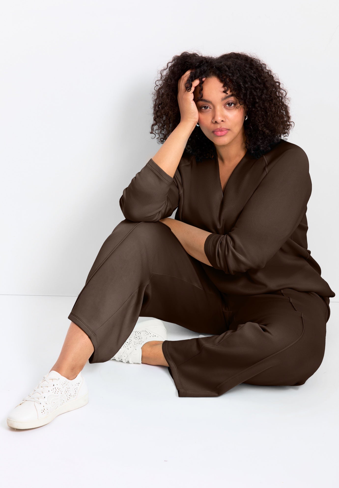 Seamed Wide Leg Pant image number 2