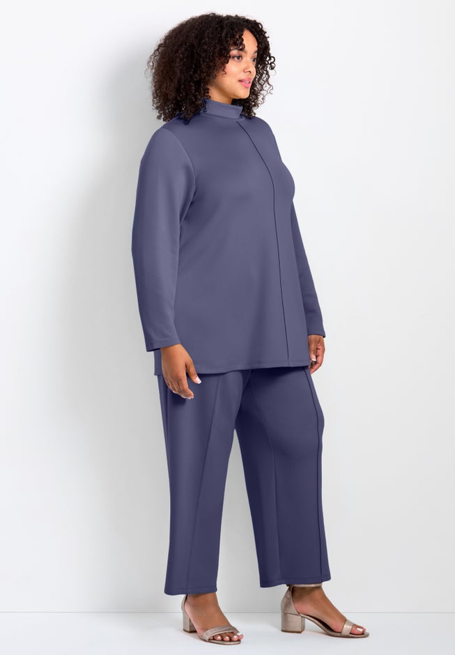 Seamed Wide Leg Pant image number 3