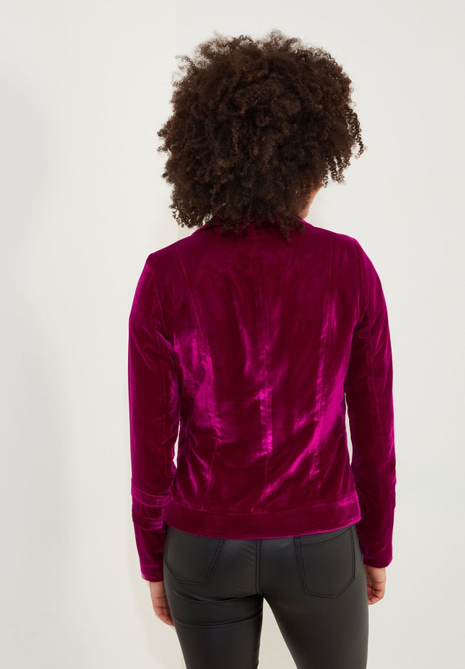 Velor Moto Jacket image number null