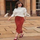 Ruffle Hem Wrap Skirt image number null