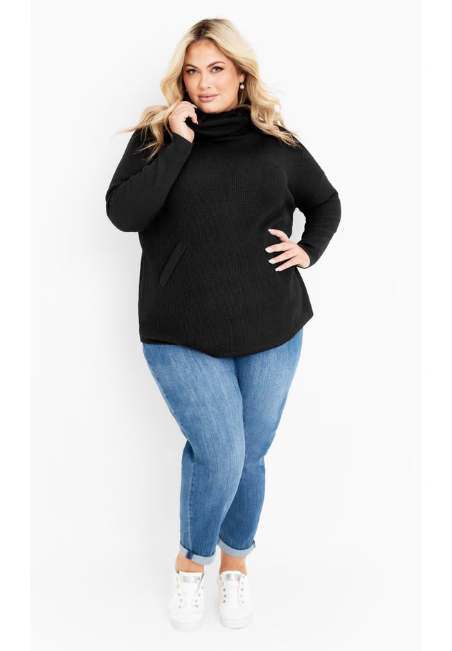 Ash Turtleneck Close Fit Sweater image number 2