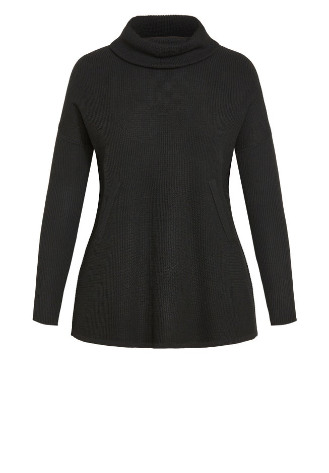 Ash Turtleneck Close Fit Sweater image number 4