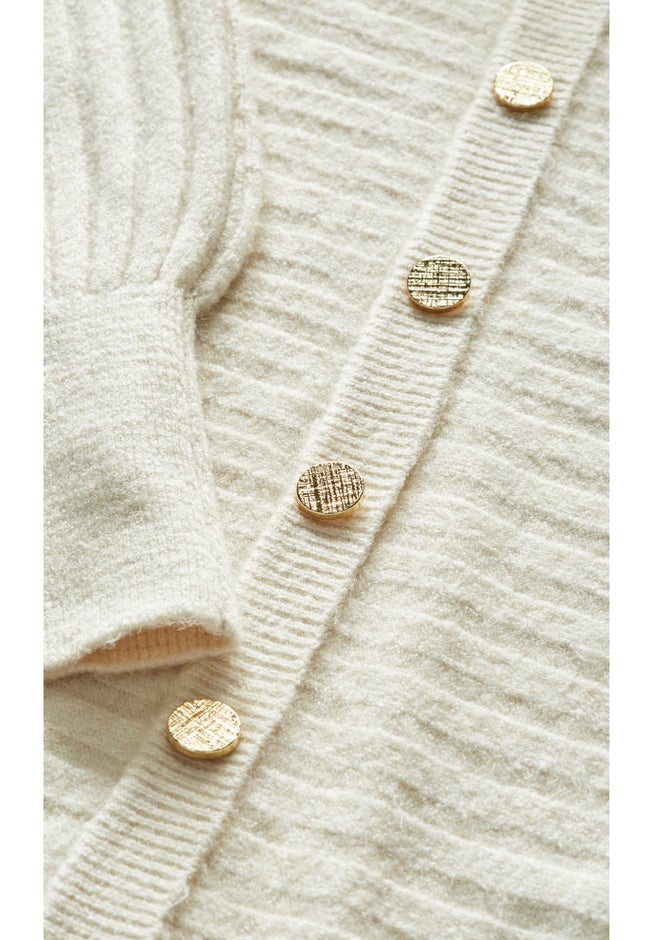Beata Asymmetrical Button Knit Sweater image number 6