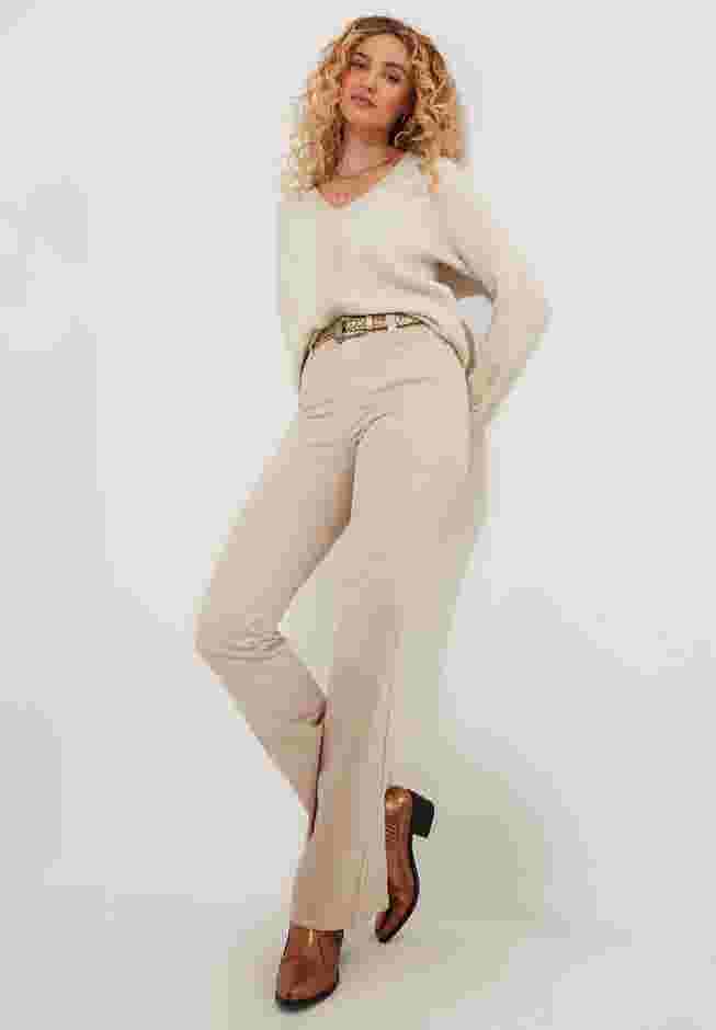 V-Neck Shimmer Sweater image number 1